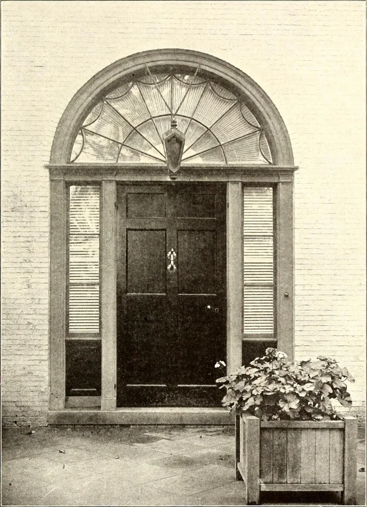 An illustration from Domestic architecture of the American colonies and of the early republic, 1922, leaf 244
