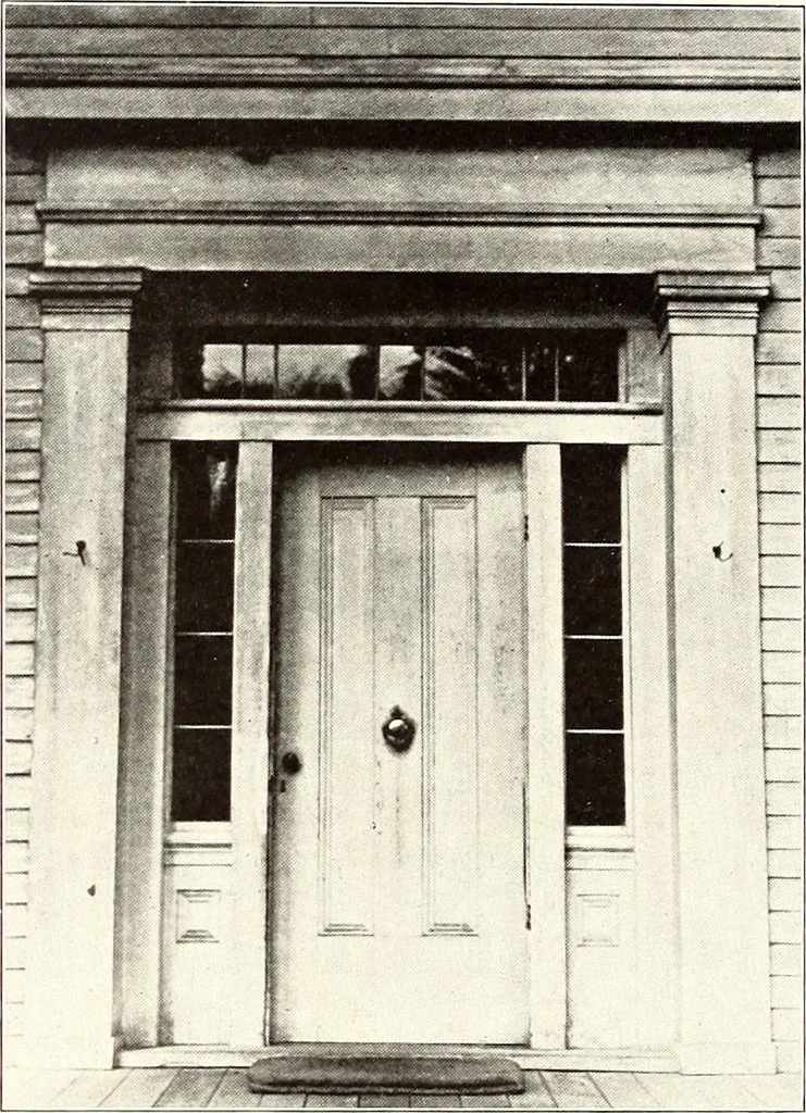 An illustration from Domestic architecture of the American colonies and of the early republic, 1922, leaf 245