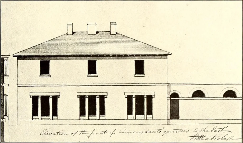 An illustration from Domestic architecture of the American colonies and of the early republic, 1922, leaf 246