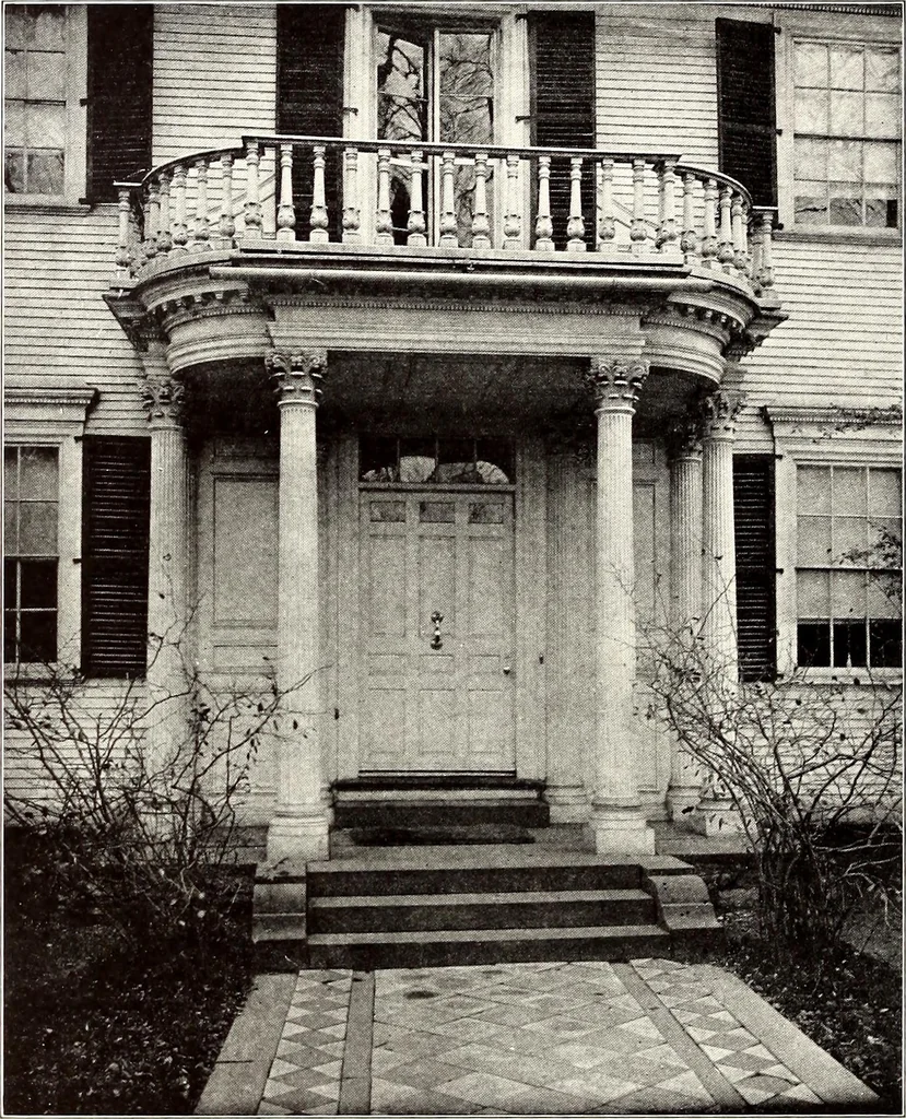 An illustration from Domestic architecture of the American colonies and of the early republic, 1922, leaf 247