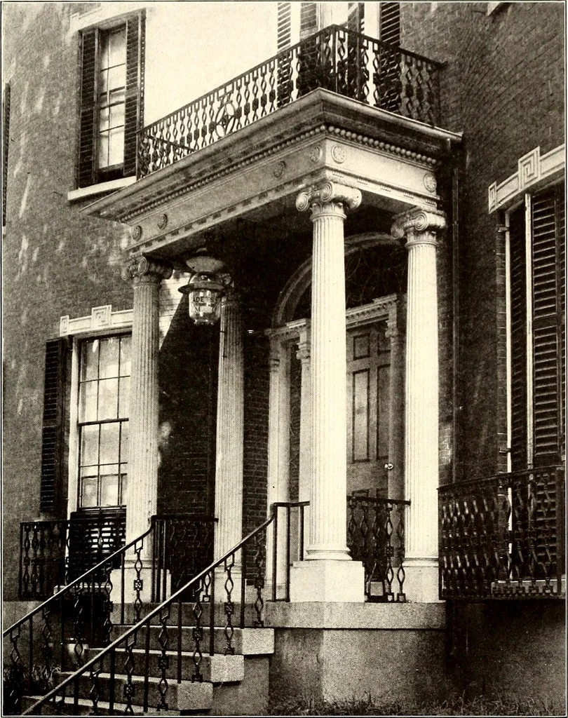 An illustration from Domestic architecture of the American colonies and of the early republic, 1922, leaf 256