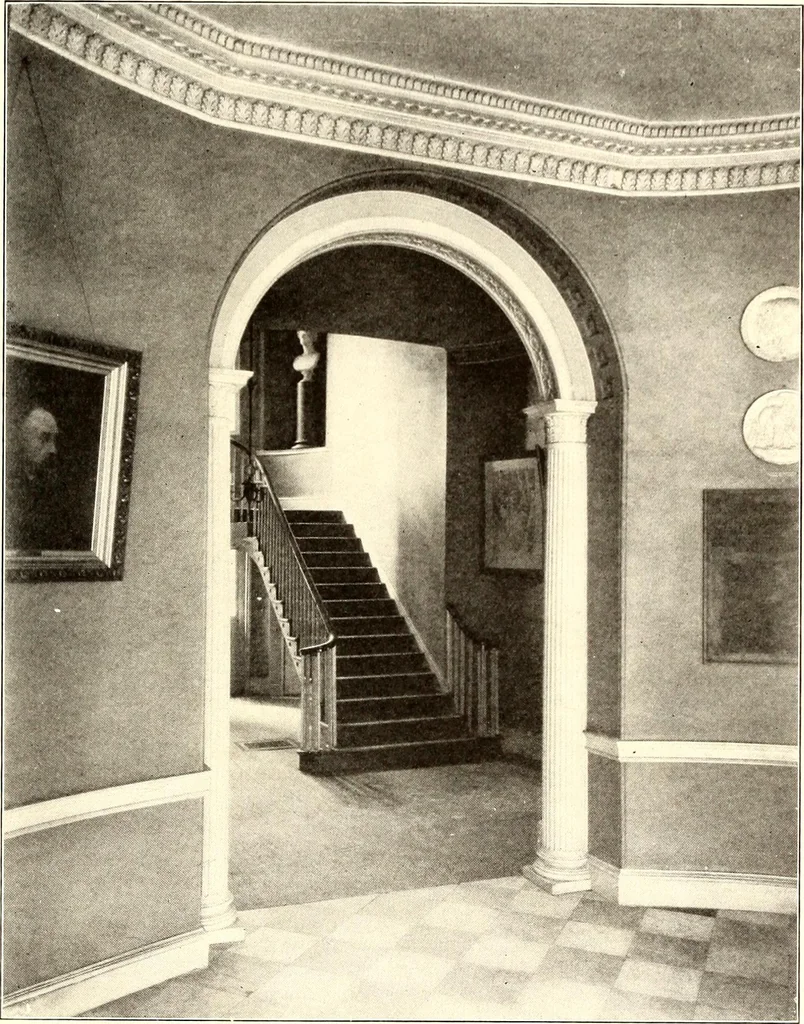 An illustration from Domestic architecture of the American colonies and of the early republic, 1922, leaf 258