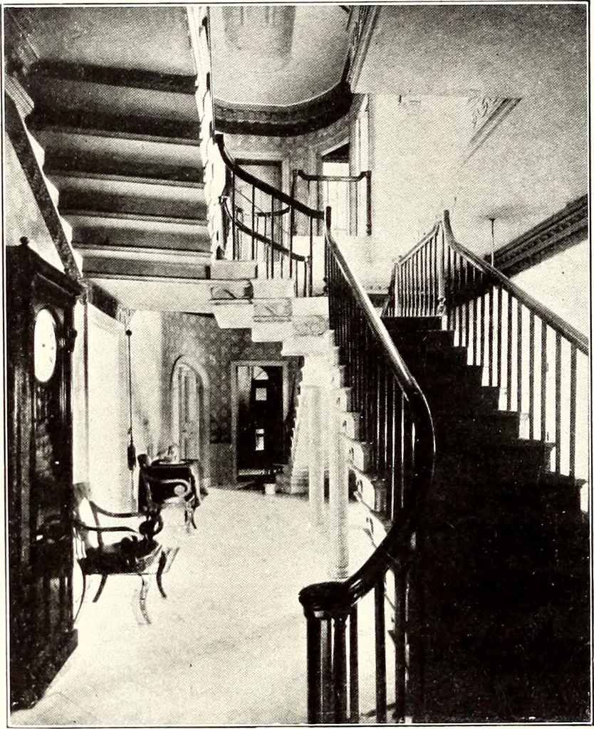 An illustration from Domestic architecture of the American colonies and of the early republic, 1922, leaf 259