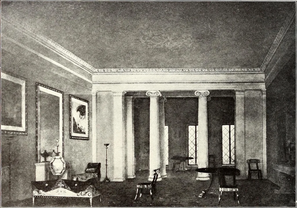 An illustration from Domestic architecture of the American colonies and of the early republic, 1922, leaf 263