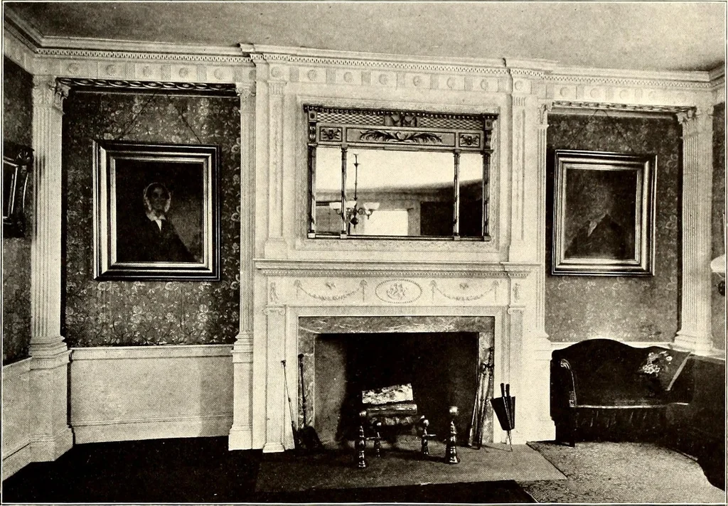 An illustration from Domestic architecture of the American colonies and of the early republic, 1922, leaf 264