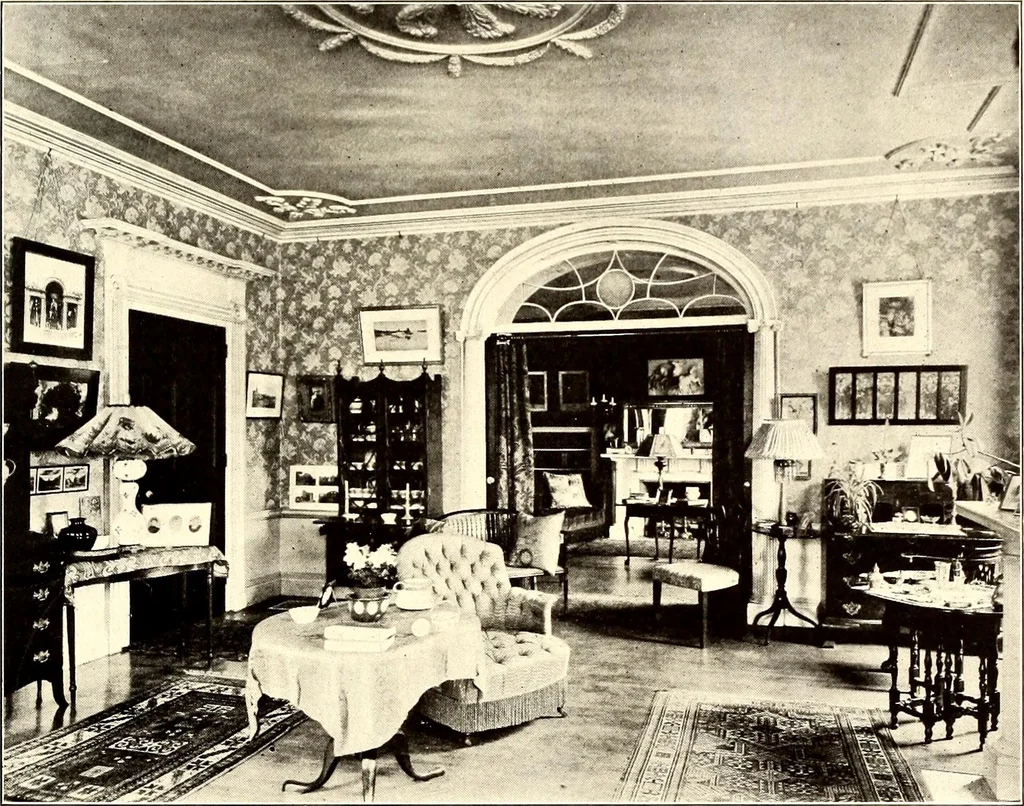 An illustration from Domestic architecture of the American colonies and of the early republic, 1922, leaf 270