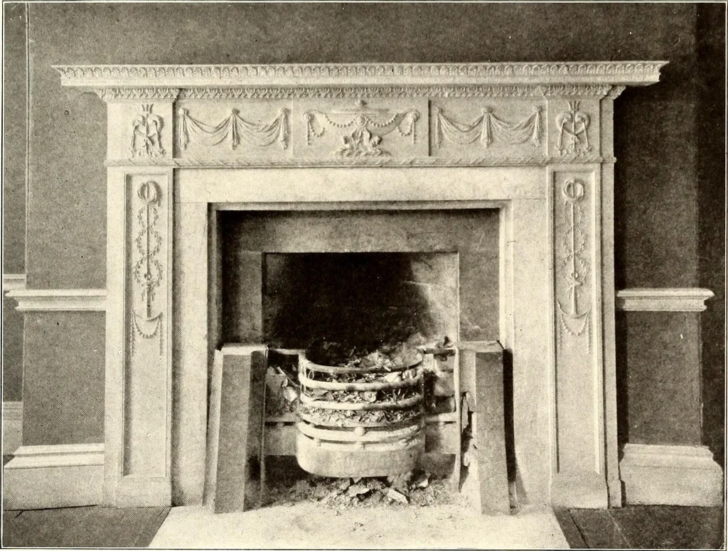 An illustration from Domestic architecture of the American colonies and of the early republic, 1922, leaf 272