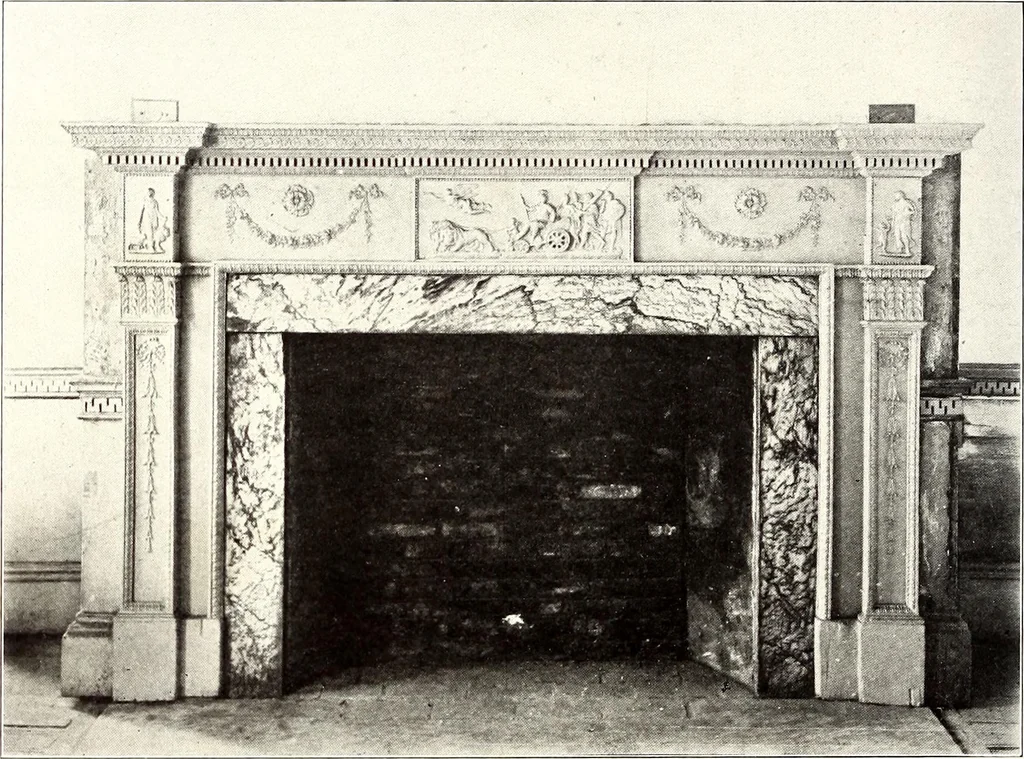 An illustration from Domestic architecture of the American colonies and of the early republic, 1922, leaf 275