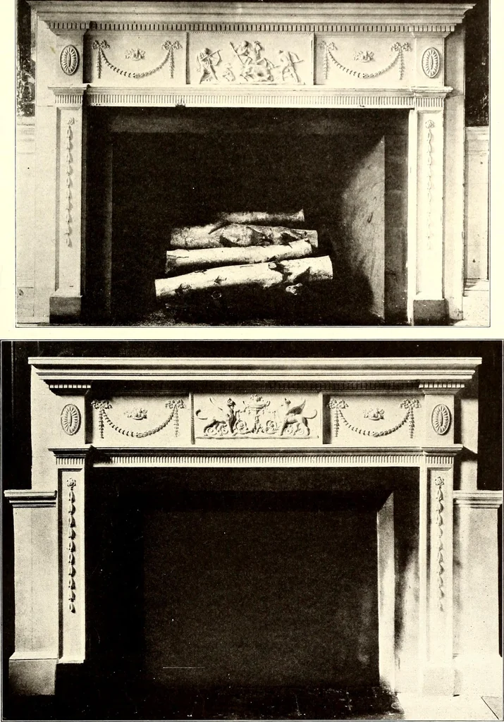 An illustration from Domestic architecture of the American colonies and of the early republic, 1922, leaf 276