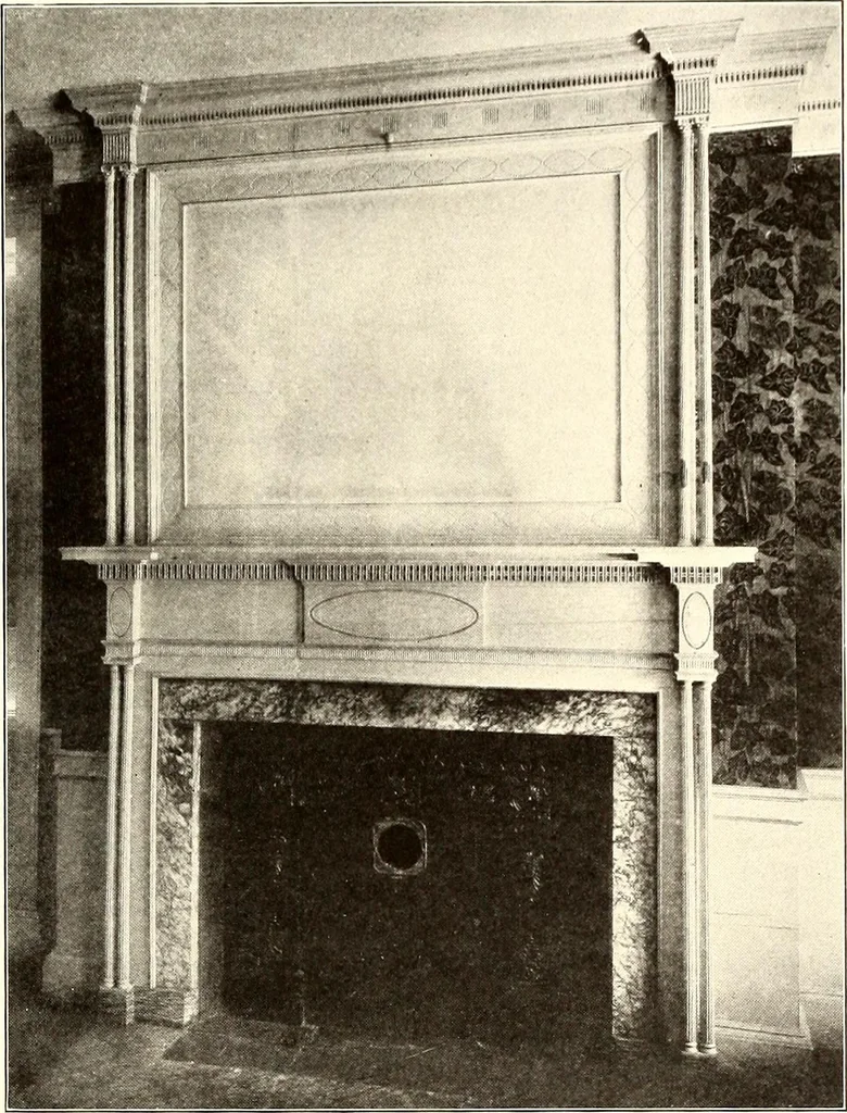 An illustration from Domestic architecture of the American colonies and of the early republic, 1922, leaf 278