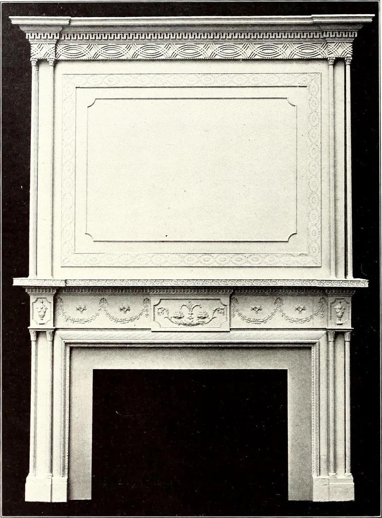 An illustration from Domestic architecture of the American colonies and of the early republic, 1922, leaf 279