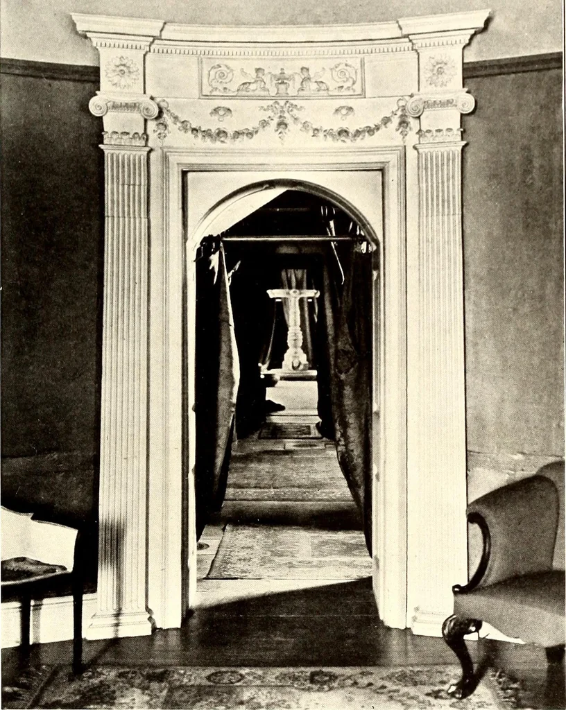An illustration from Domestic architecture of the American colonies and of the early republic, 1922, leaf 280