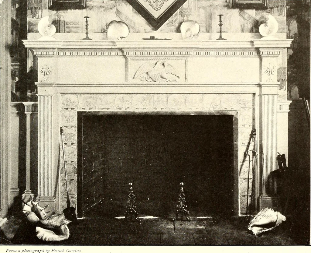 An illustration from Domestic architecture of the American colonies and of the early republic, 1922, leaf 282