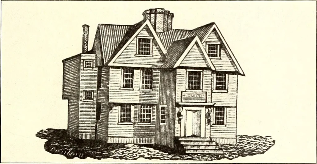 An illustration from Domestic architecture of the American colonies and of the early republic, 1922, leaf 44