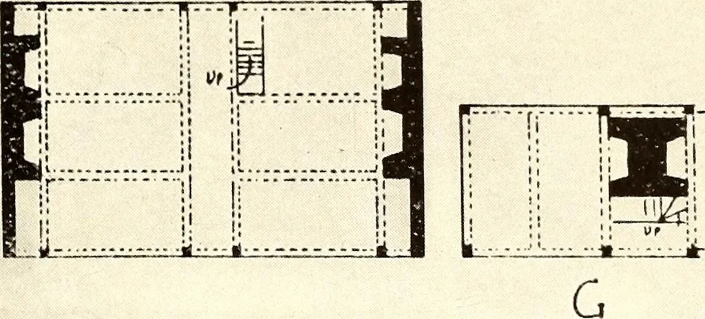 An illustration from Domestic architecture of the American colonies and of the early republic, 1922, leaf 58