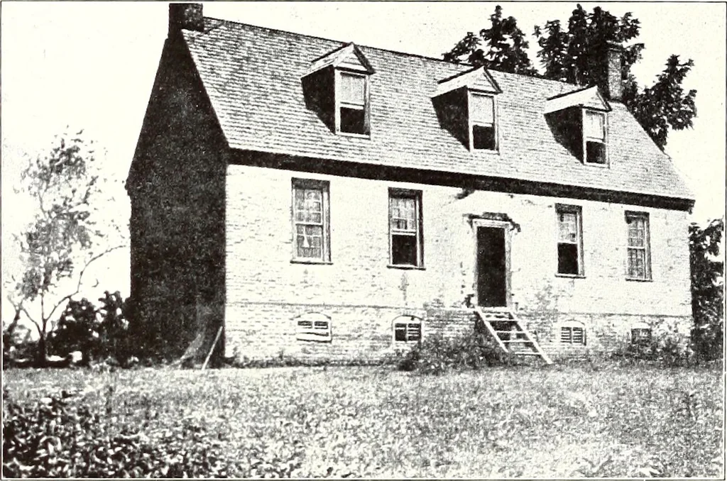 An illustration from Domestic architecture of the American colonies and of the early republic, 1922, leaf 63