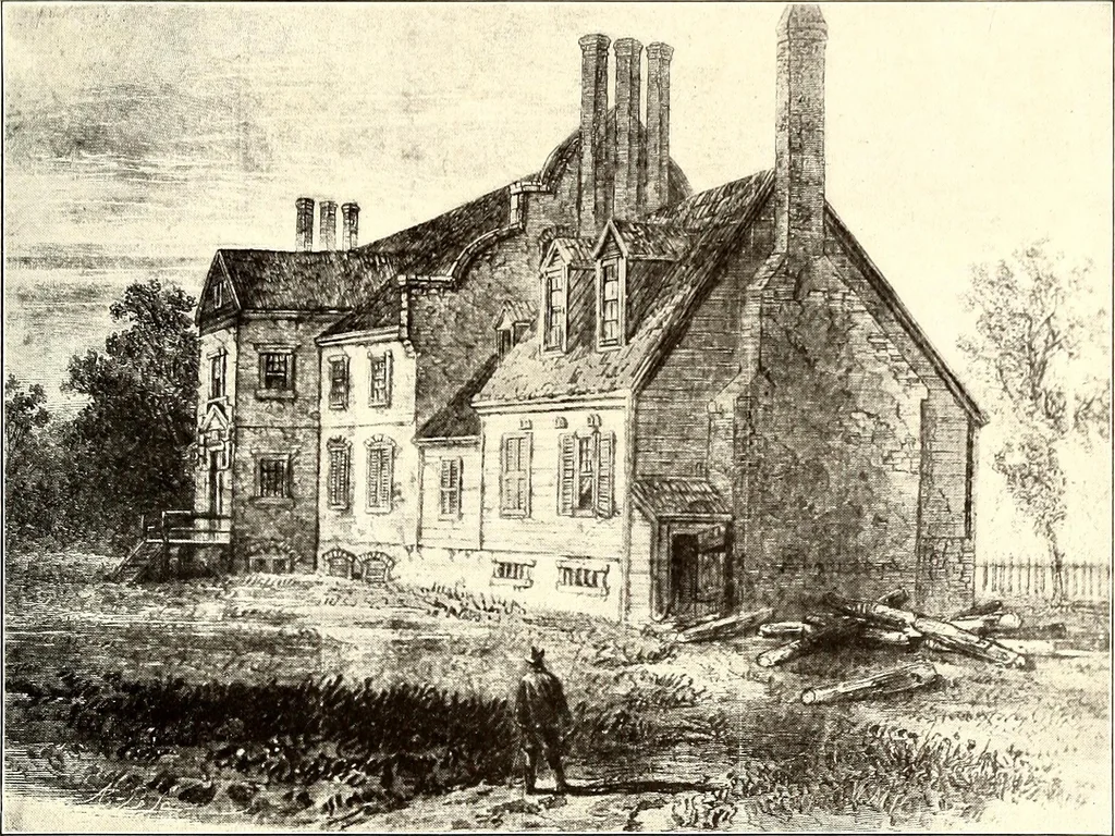 An illustration from Domestic architecture of the American colonies and of the early republic, 1922, leaf 66