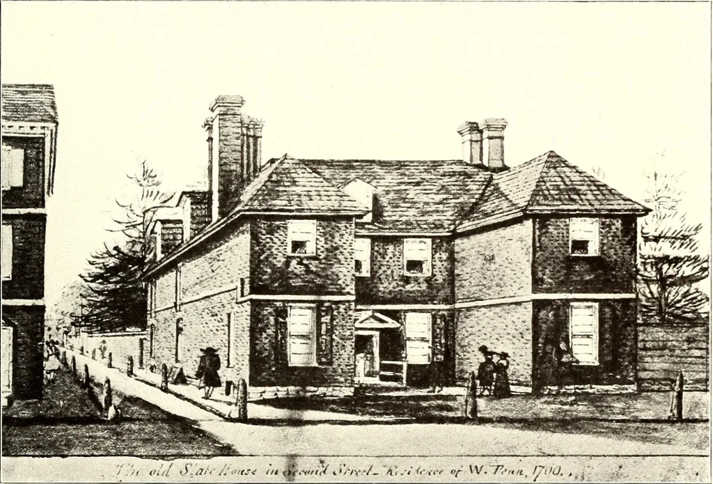 An illustration from Domestic architecture of the American colonies and of the early republic, 1922, leaf 68
