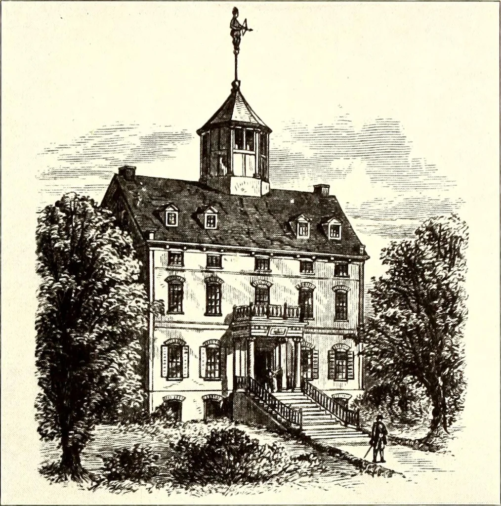 An illustration from Domestic architecture of the American colonies and of the early republic, 1922, leaf 70