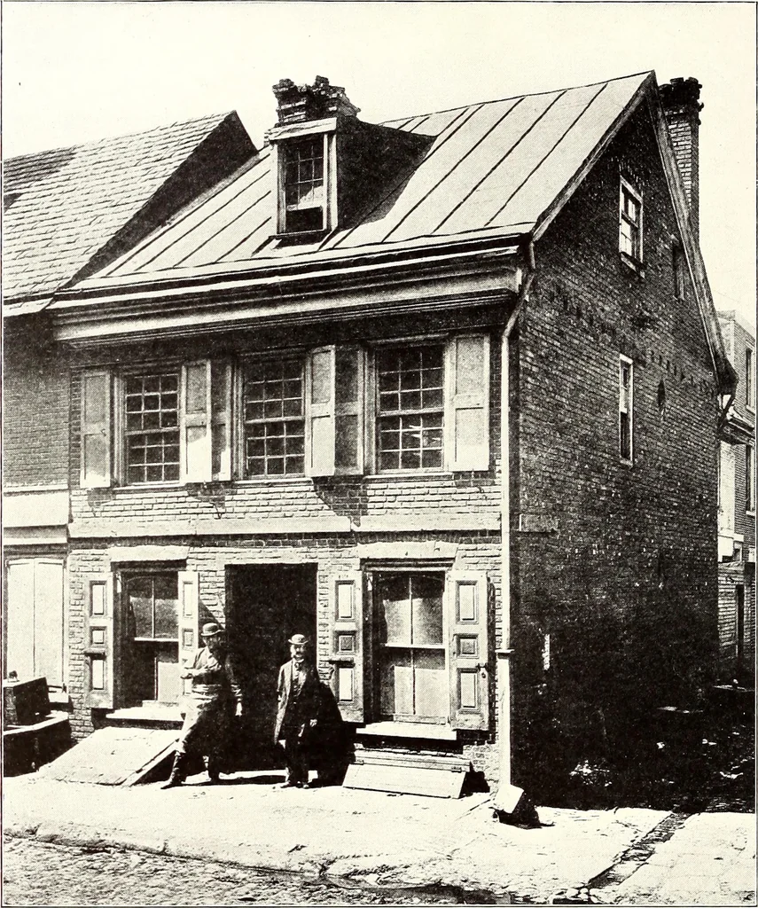 An illustration from Domestic architecture of the American colonies and of the early republic, 1922, leaf 73
