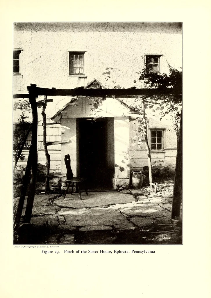 An illustration from Domestic architecture of the American colonies and of the early republic, 1922, leaf 76
