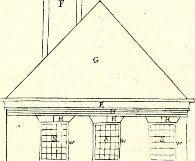 An illustration from Domestic architecture of the American colonies and of the early republic, 1922, leaf 80