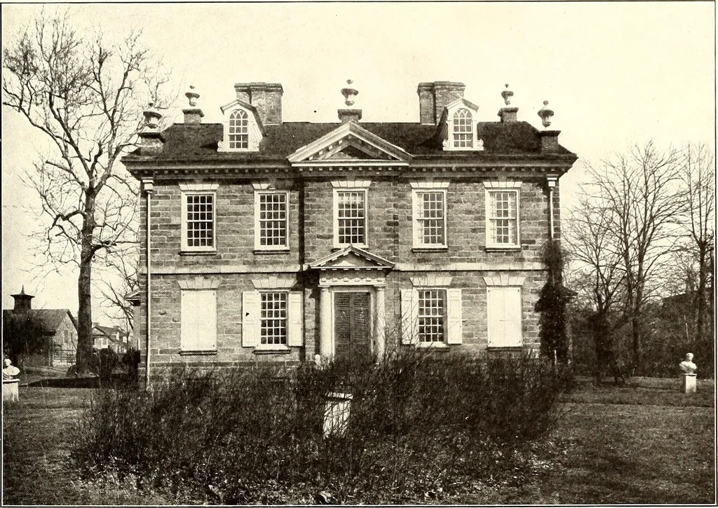 An illustration from Domestic architecture of the American colonies and of the early republic, 1922, leaf 82