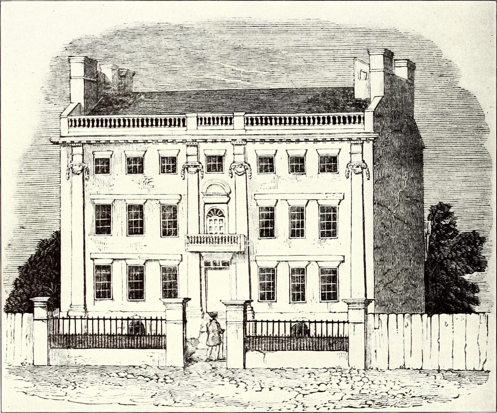 An illustration from Domestic architecture of the American colonies and of the early republic, 1922, leaf 87