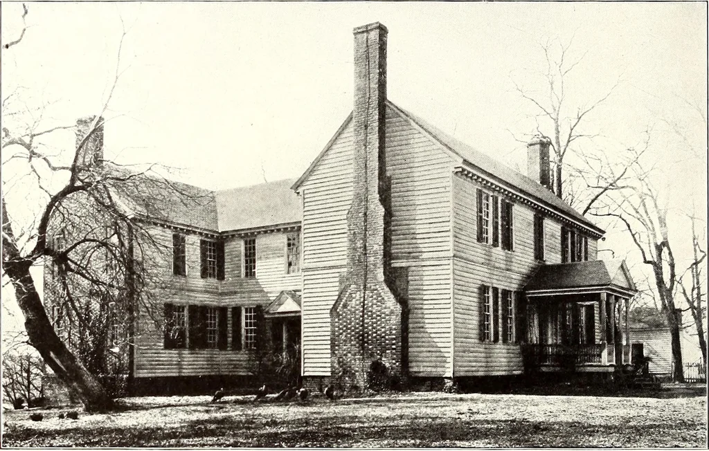 An illustration from Domestic architecture of the American colonies and of the early republic, 1922, leaf 93