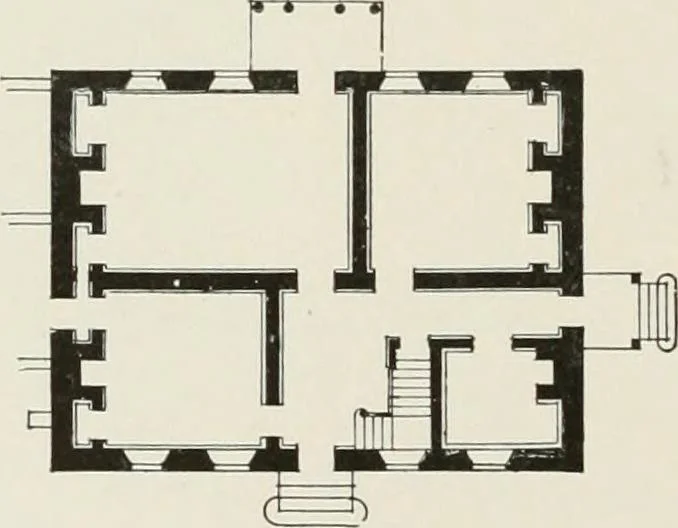 An illustration from Domestic architecture of the American colonies and of the early republic, 1922, leaf 101