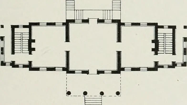 An illustration from Domestic architecture of the American colonies and of the early republic, 1922, leaf 102