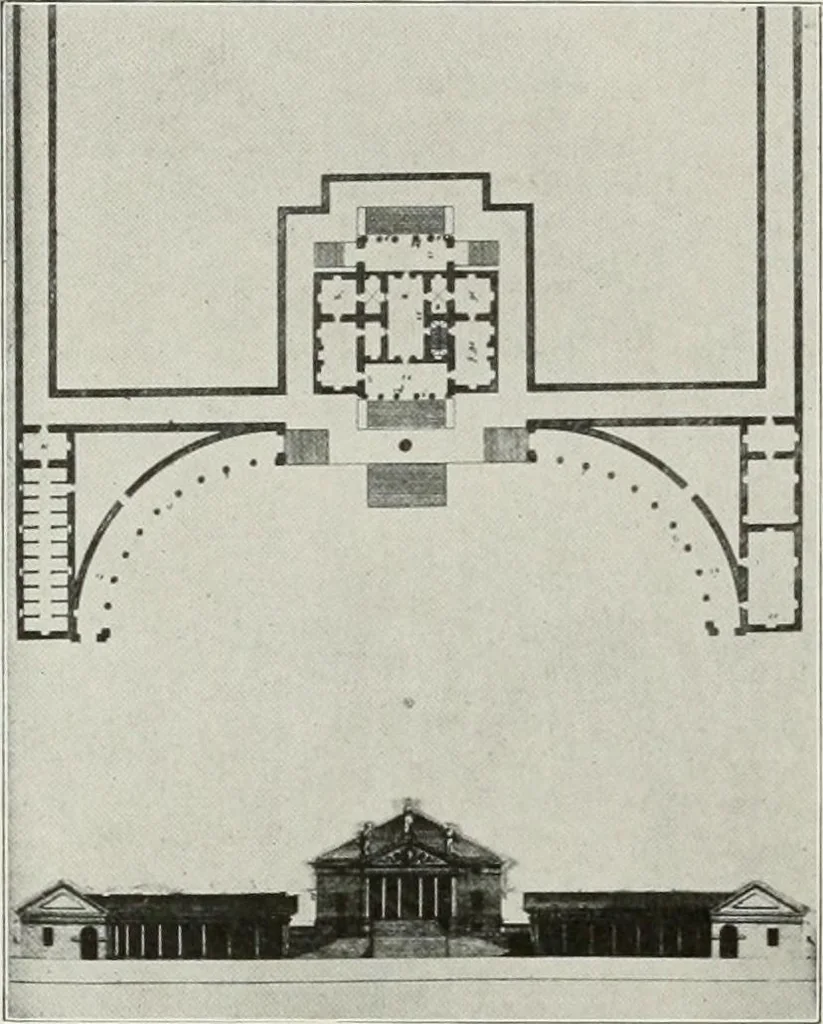 An illustration from Domestic architecture of the American colonies and of the early republic, 1922, leaf 103