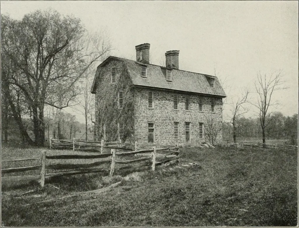 An illustration from Domestic architecture of the American colonies and of the early republic, 1922, leaf 109