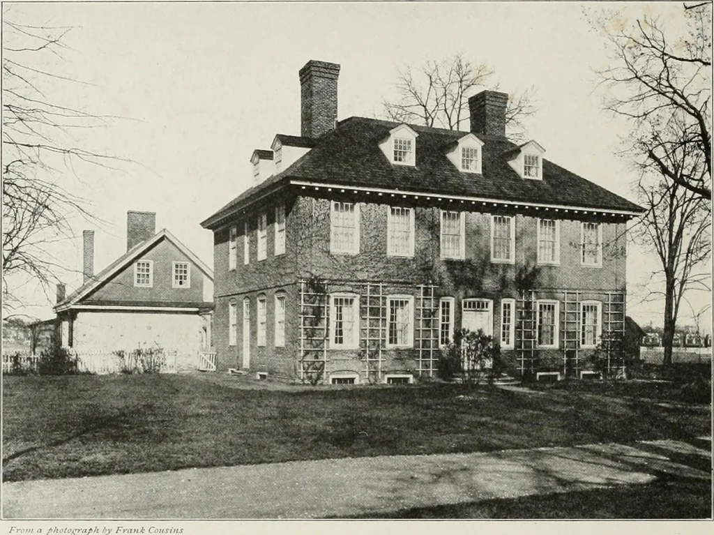 An illustration from Domestic architecture of the American colonies and of the early republic, 1922, leaf 113