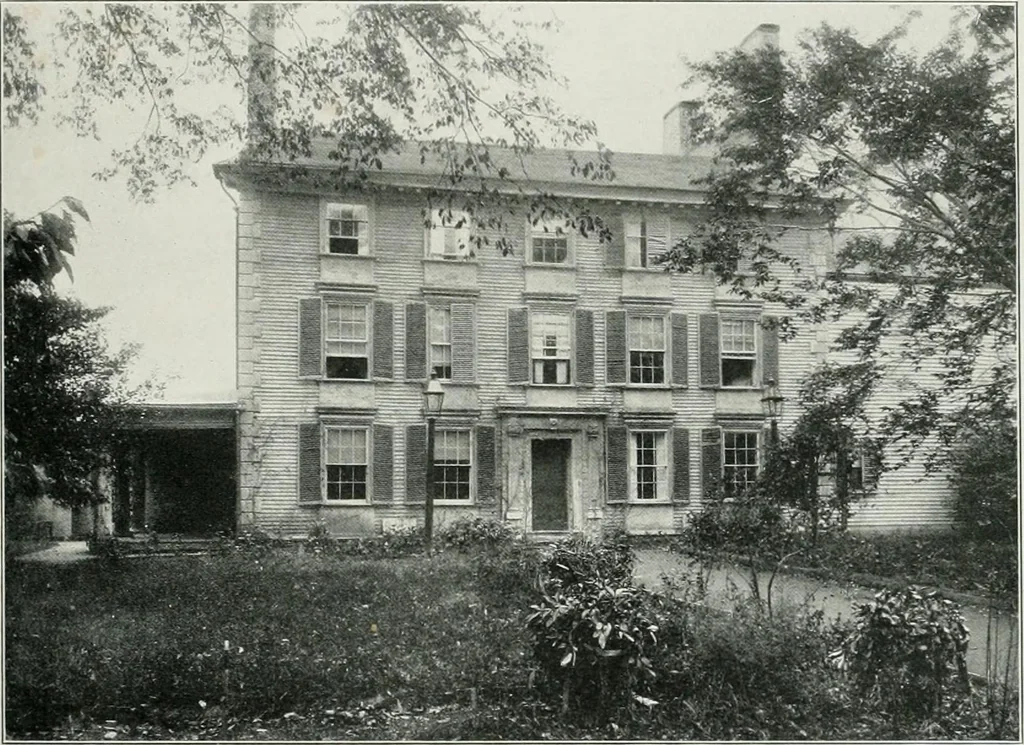 An illustration from Domestic architecture of the American colonies and of the early republic, 1922, leaf 114
