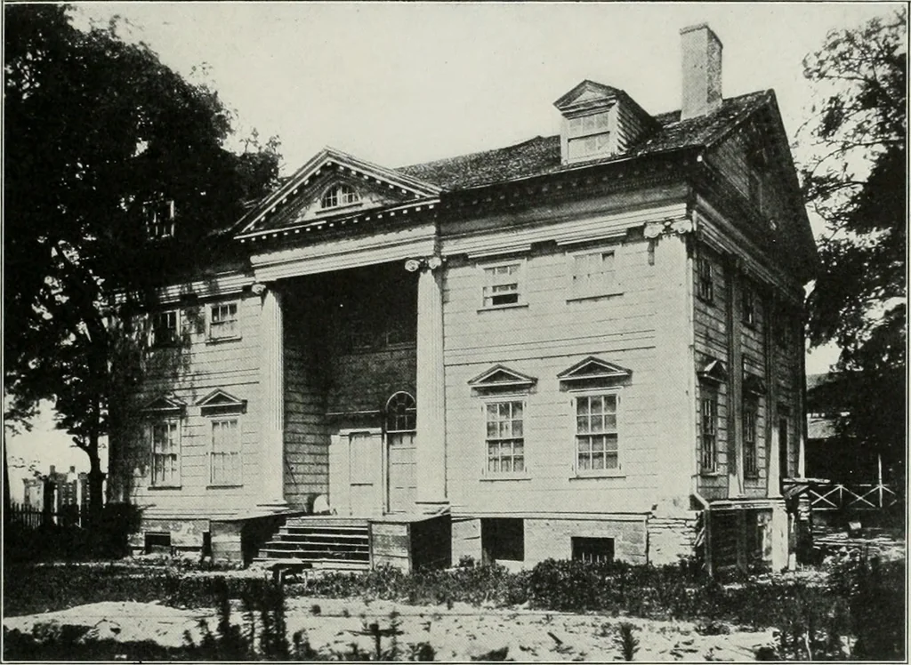 An illustration from Domestic architecture of the American colonies and of the early republic, 1922, leaf 124