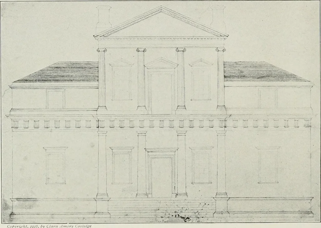 An illustration from Domestic architecture of the American colonies and of the early republic, 1922, leaf 125