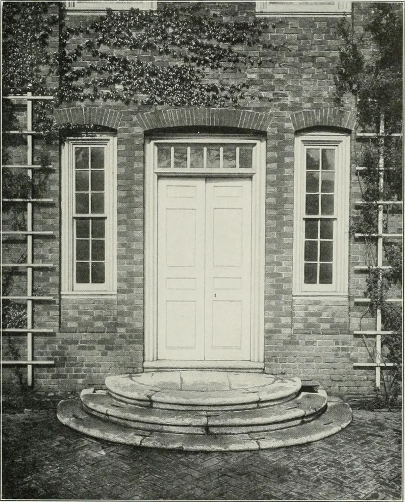 An illustration from Domestic architecture of the American colonies and of the early republic, 1922, leaf 128