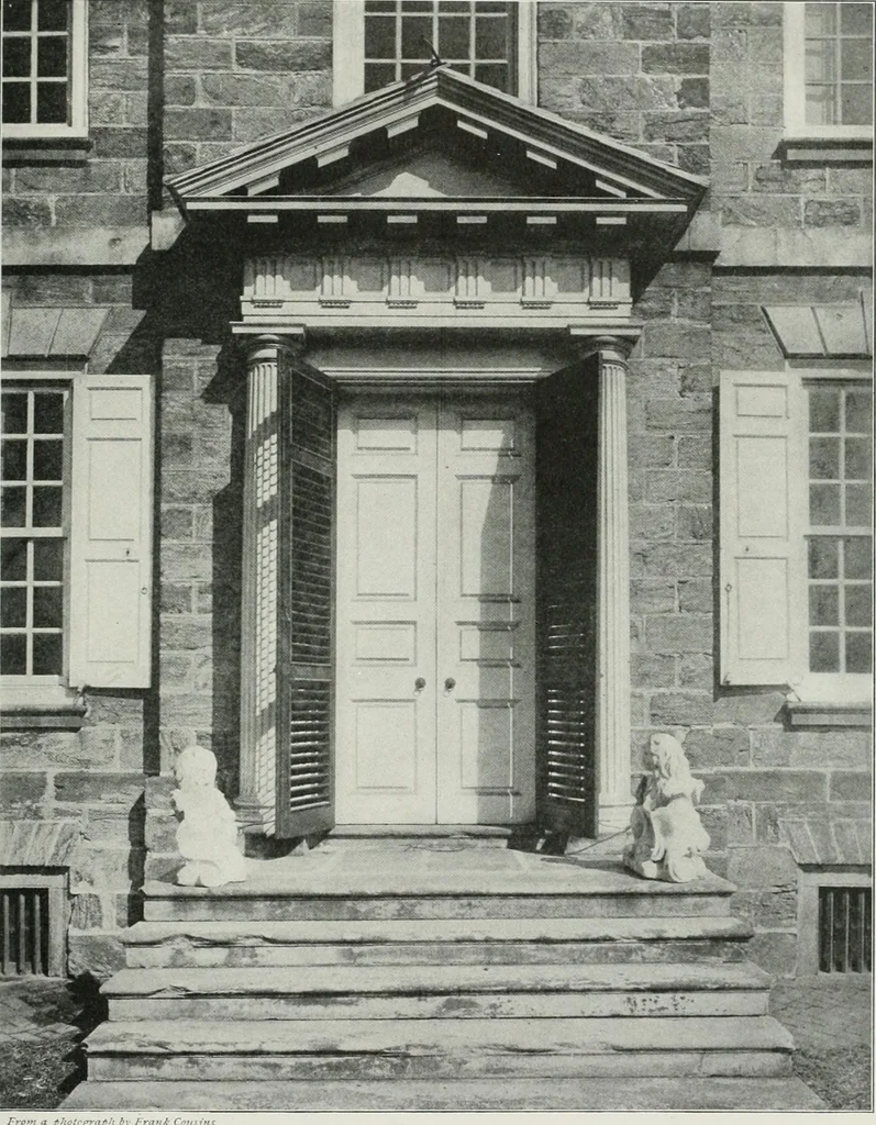 An illustration from Domestic architecture of the American colonies and of the early republic, 1922, leaf 130