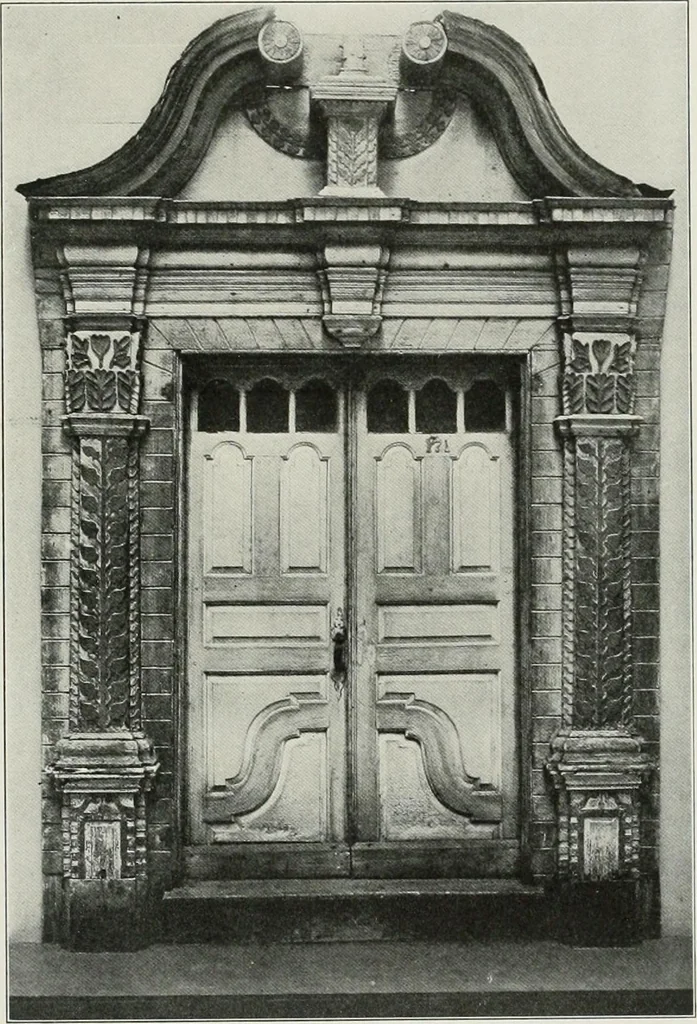 An illustration from Domestic architecture of the American colonies and of the early republic, 1922, leaf 132