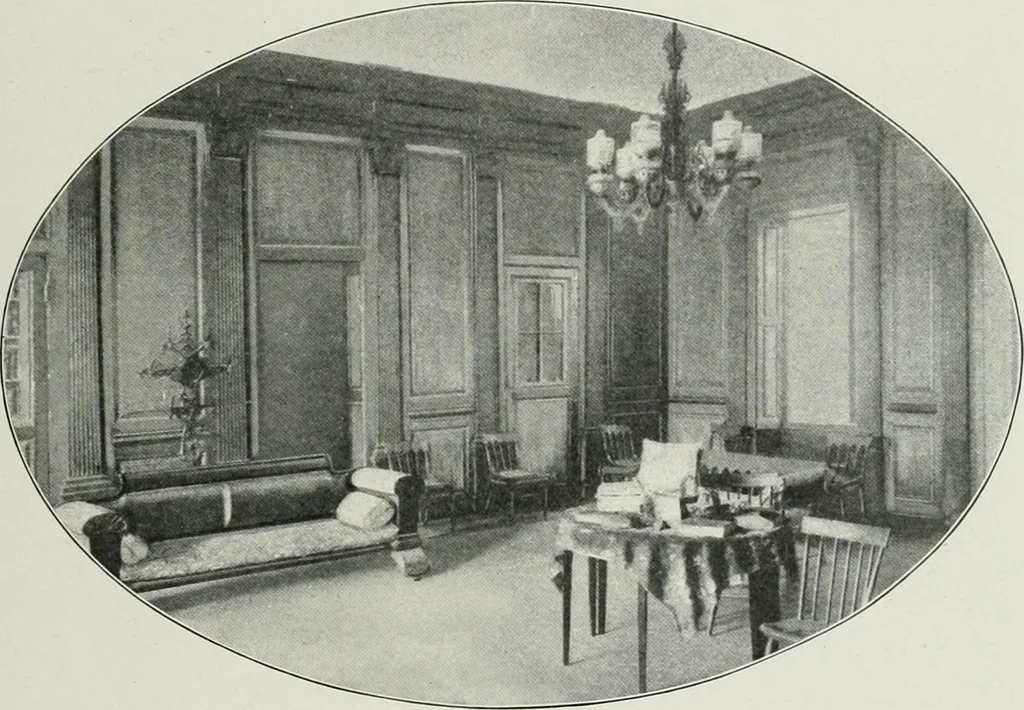 An illustration from Domestic architecture of the American colonies and of the early republic, 1922, leaf 140