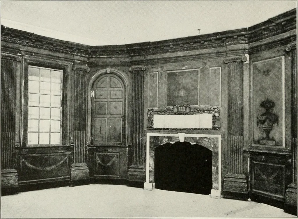 An illustration from Domestic architecture of the American colonies and of the early republic, 1922, leaf 141