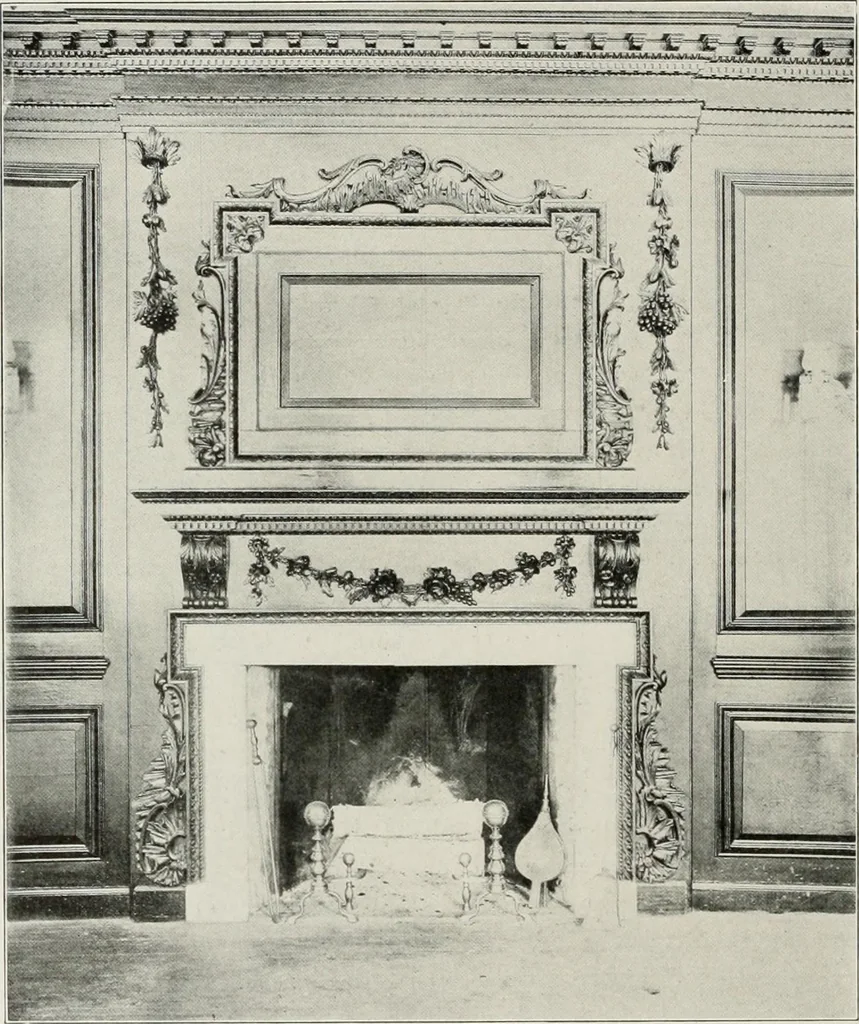 An illustration from Domestic architecture of the American colonies and of the early republic, 1922, leaf 147