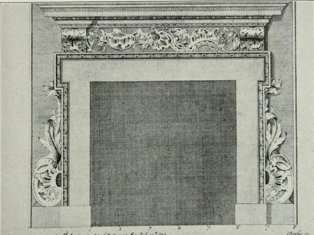 An illustration from Domestic architecture of the American colonies and of the early republic, 1922, leaf 150