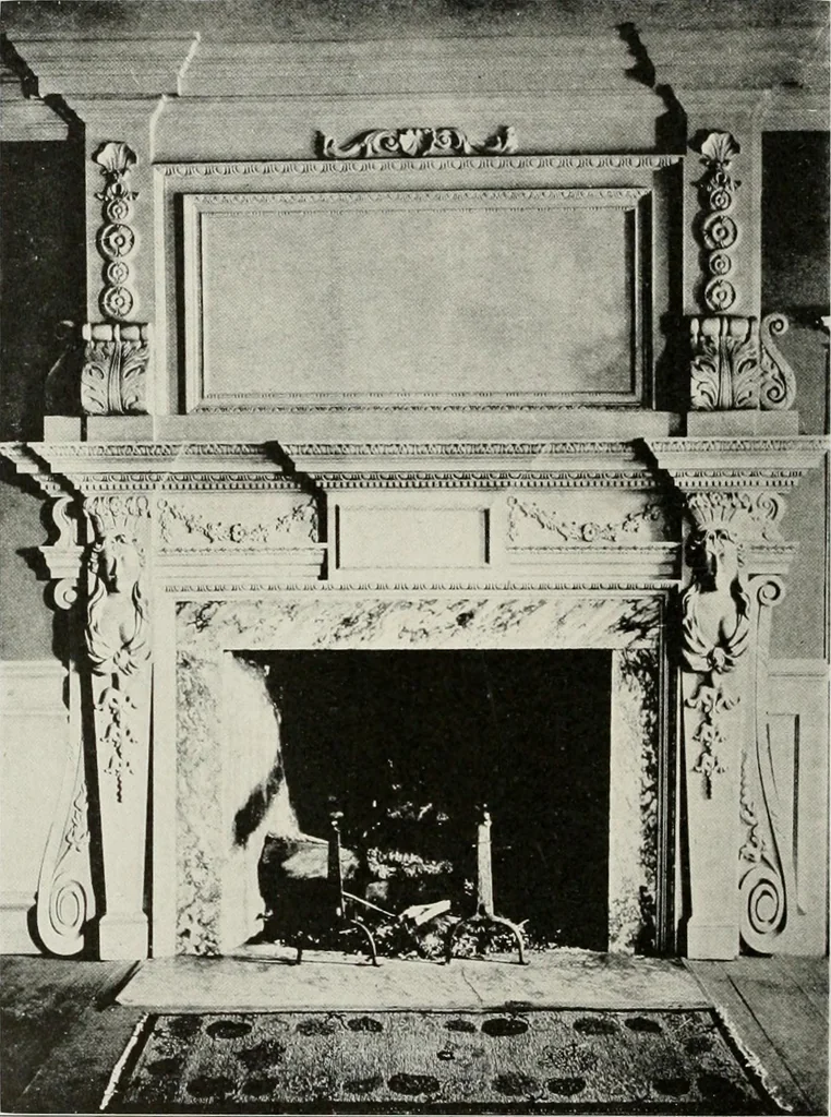 An illustration from Domestic architecture of the American colonies and of the early republic, 1922, leaf 151