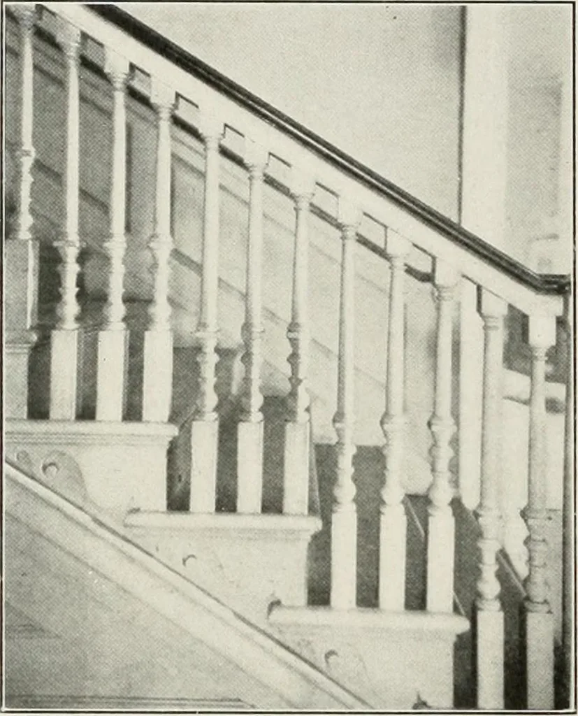 An illustration from Domestic architecture of the American colonies and of the early republic, 1922, leaf 155