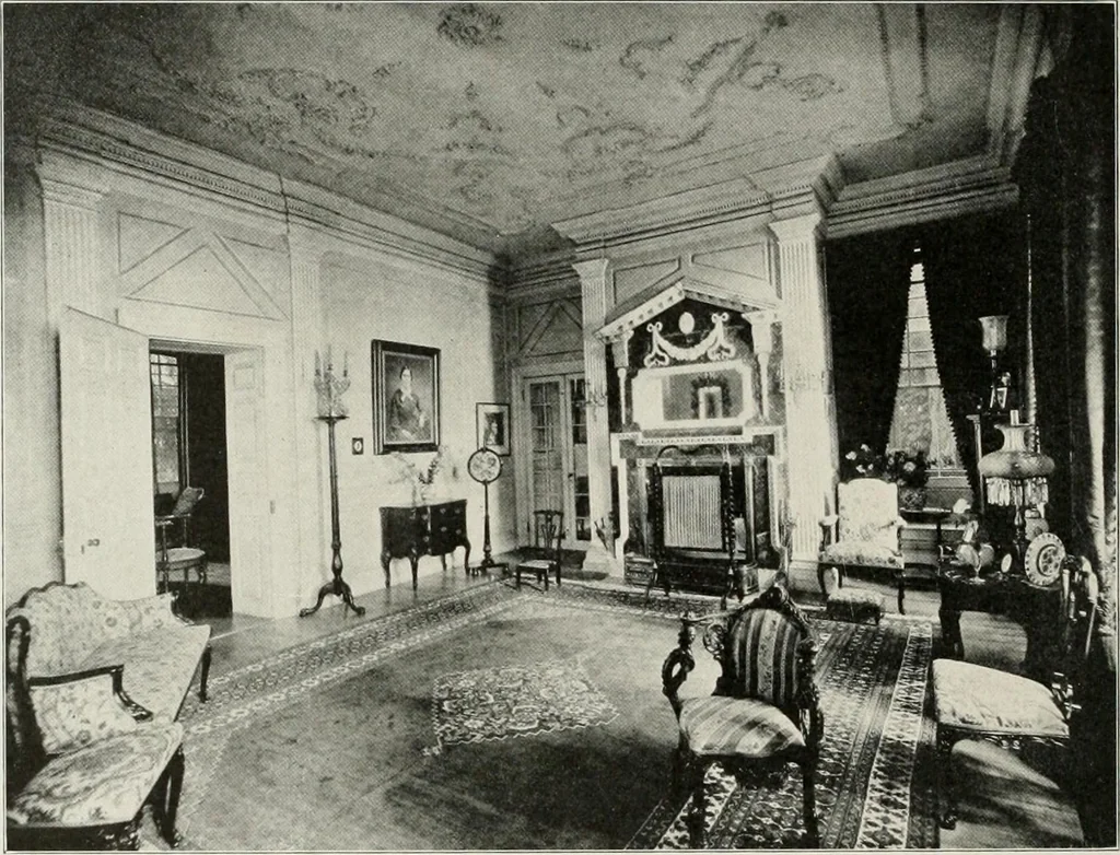 An illustration from Domestic architecture of the American colonies and of the early republic, 1922, leaf 159