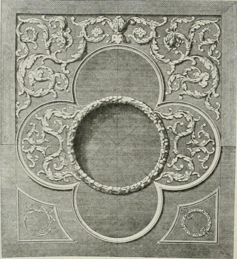 An illustration from Domestic architecture of the American colonies and of the early republic, 1922, leaf 161