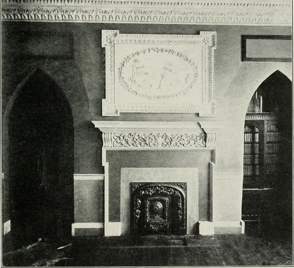 An illustration from Domestic architecture of the American colonies and of the early republic, 1922, leaf 162