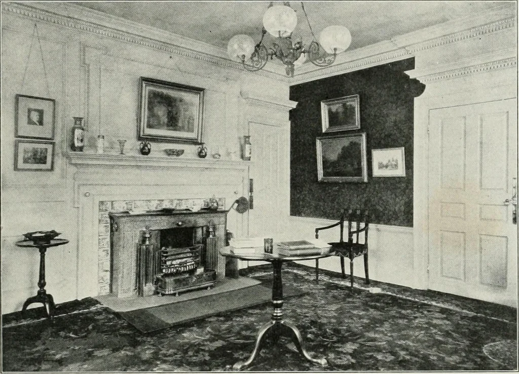An illustration from Domestic architecture of the American colonies and of the early republic, 1922, leaf 164